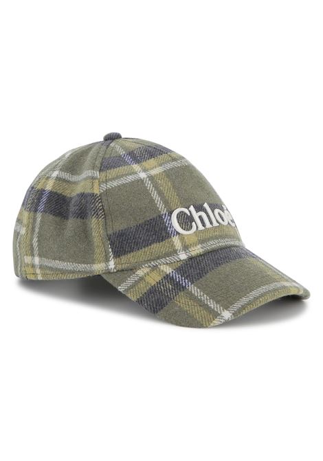 Cappello da baseball a quadri CHLOE' KIDS | C20682Z67